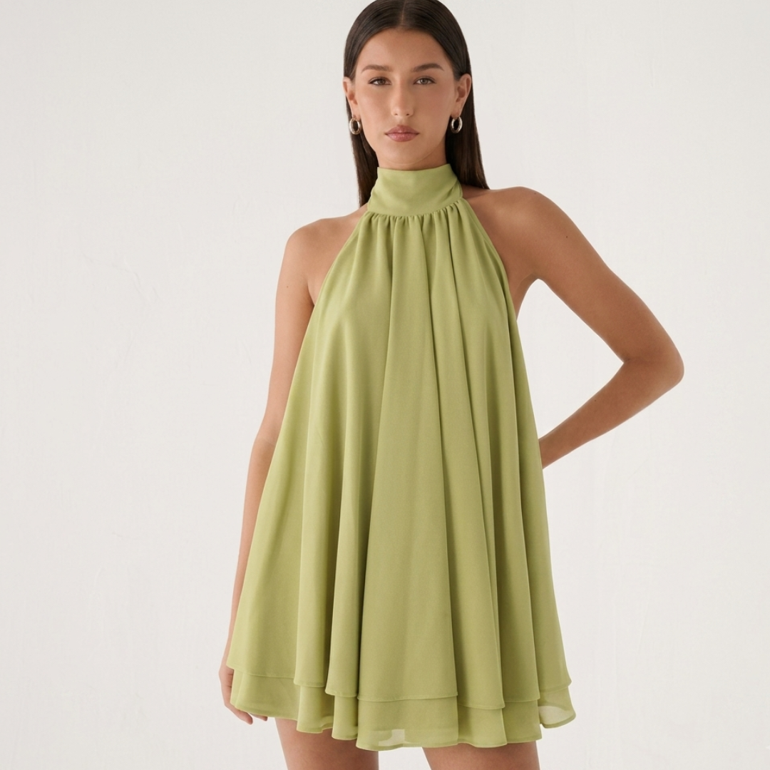Vestido Aqua Elegance
